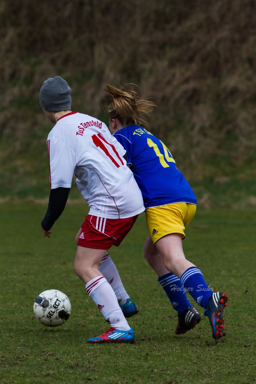 Bild 156 - B-Juniorinnen Tus Tensfeld - TSV Gnutz o.W. : Ergebnis: 1:3